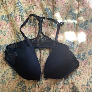 34C DKNY black bra